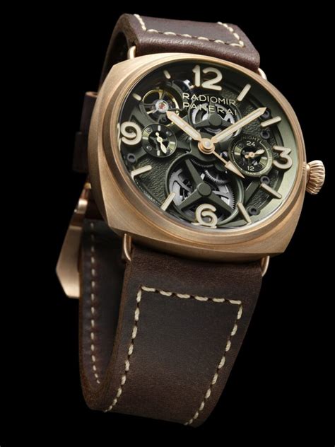 panerai radiomir tourbillon gmt|panerai radiomir gmt bronzo.